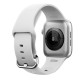Tech-Protect Gearband Λουράκι Σιλικόνης Apple Watch 1/2/3/4/5 (42 / 44mm) - White