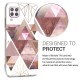 KW TPU Silicone Case Huawei P40 Lite - IMD Design Light Pink / Rose Gold / White (51990.02)