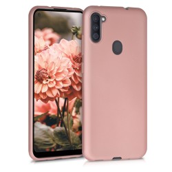 KW TPU Silicone Case Samsung Galaxy A11 - Metallic Rose Gold (52174.31)