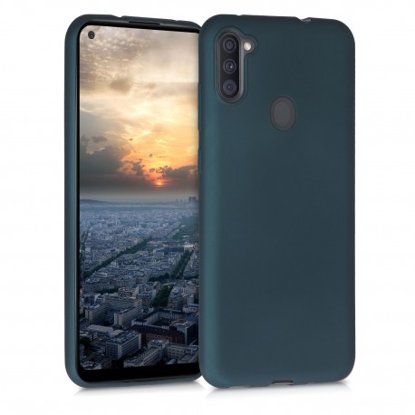 KW TPU Silicone Case Samsung Galaxy A11 - Metallic Teal (52174.14)