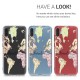 KW TPU Silicone Case Samsung Galaxy A11 - World Map Travel - Black / Multicolor / Transparent (52175.01)