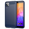 OEM Carbon Fiber Case Huawei Y5p - Blue