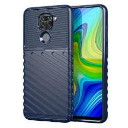 OEM Thunder Flexible Tough Rugged Cover TPU Case Xiaomi Redmi Note 9 - Blue