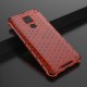 OEM Honeycomb Armor Case with TPU Bumper Xiaomi Redmi Note 9 - Red