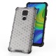 OEM Honeycomb Armor Case with TPU Bumper Xiaomi Redmi Note 9 - Transparent