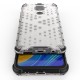 OEM Honeycomb Armor Case with TPU Bumper Xiaomi Redmi Note 9 - Transparent