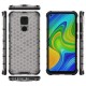 OEM Honeycomb Armor Case with TPU Bumper Xiaomi Redmi Note 9 - Transparent