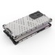 OEM Honeycomb Armor Case with TPU Bumper Samsung Galaxy Note 20 - Transparent