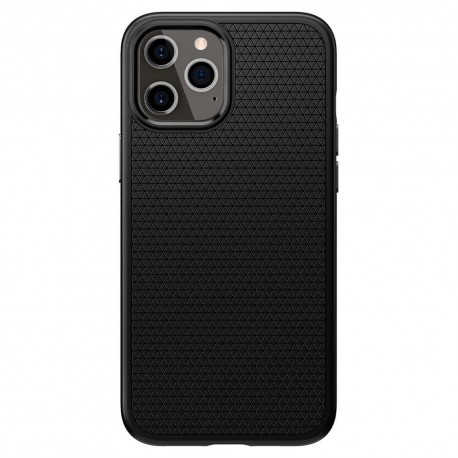 Spigen Liquid Air Back Cover iPhone 12 Pro Max- Black (ACS01617)