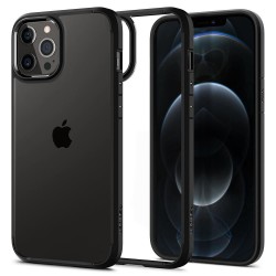 Spigen Ultra Hybrid iPhone 12 / 12 Pro - Matte Black (ACS01703)