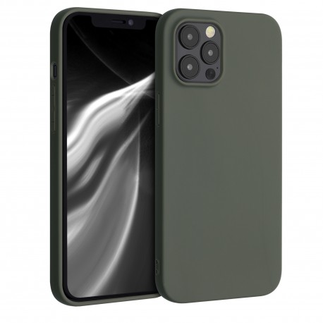 KW TPU Silicone Case iPhone 12 Pro Max - Olive Green Matte (53045.101)