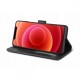 Tech-Protect Wallet "2" Case Stand iPhone 12 Mini - Black