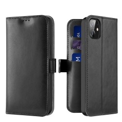 Dux Ducis Kado Bookcase wallet type case iPhone 12 Mini - Black
