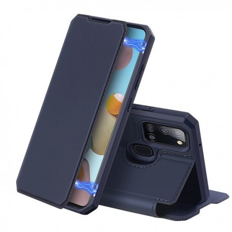 DuxDucis Skin X Bookcase Samsung Galaxy A21s - Blue