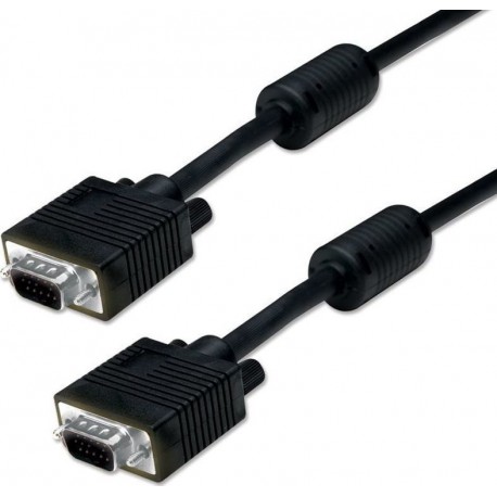 POWERTECH Καλώδιο VGA 15pin M-M, Full HD(1920 x 1080), CCS, 3+6, 2x ferrites, 1.5m (CAB-G003)