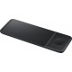 Samsung Wireless Charger Trio Black & Travel Charger