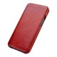 iCarer Vintage Series Curved Edge Leather Wallet case iPhone 12 Pro Max - Red (RIX1202-RD)