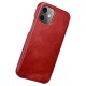iCarer Vintage Series Curved Edge Leather Wallet case iPhone 12 Pro Max - Red (RIX1202-RD)