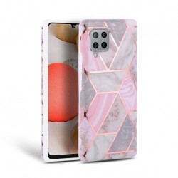 Tech-Protect TPU Case Samsung Galaxy A42 5G - Marble Pink
