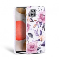 Tech-Protect TPU Case Samsung Galaxy A42 5G - Floral White