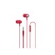Celly Up 500 Stereo Earphone 3.5mm Round Cable Red