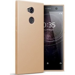 OEM Jelly Case Flash Mat - Sony Xperia XA2  - Gold
