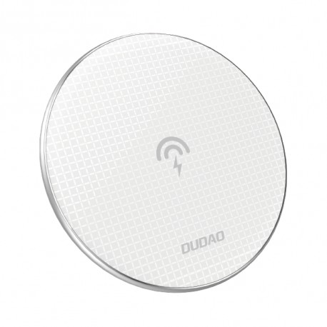 Dudao Stylish Ultra Thin Wireless Charger Qi Inductive Pad 10 W - White (A10B)