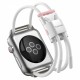 Baseus Let"s Go strap Apple Watch 3/4/5/6/SE - White / Pink (LBAPWA4-B24)