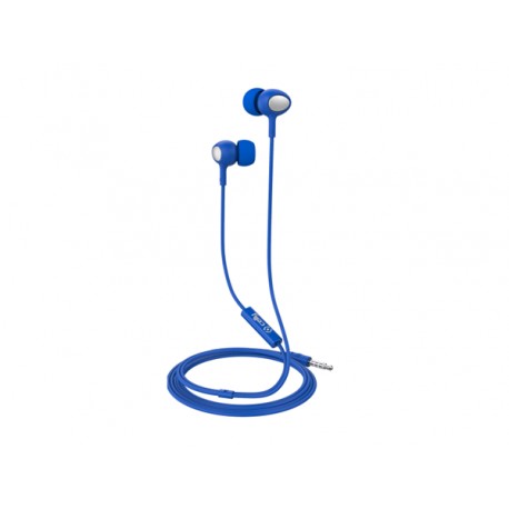Celly Up 500 Stereo Earphone 3.5mm Round Cable Blue