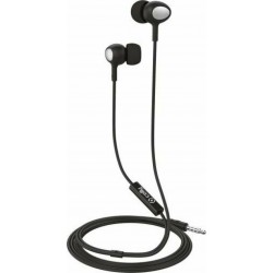 Celly Up 500 Stereo Earphone 3.5mm Round Cable Black