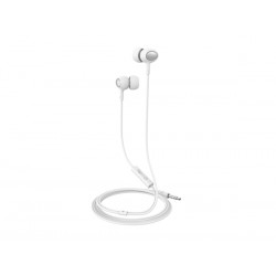 Celly Up 500 Stereo Earphone 3.5mm Round Cable White