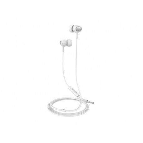 Celly Up 500 Stereo Earphone 3.5mm Round Cable White