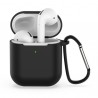FoneFX Accessories Kit for Airpods 1/2 with Rubber Case Black
