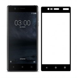 OEM Tempered Glass 3D Full Face Nokia 3 - Black