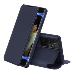 DuxDucis Skin X Bookcase Samsung Galaxy S21 Ultra 5G - Blue
