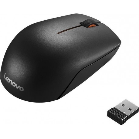 Mouse Lenovo 300 Wireless Compact - Black (GX30K79401)