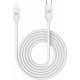 Celly Data Cable Lightning Type-C 2m White
