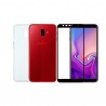 Vivid Set TPU + Tempered Glass Full Face Samsung Glaxy J6 Plus 2018  Black (VIGELLY61TNGLASSBK)