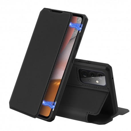 DuxDucis Skin X Bookcase Samsung Galaxy A72 - Black