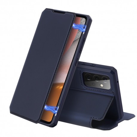 DuxDucis Skin X Bookcase Samsung Galaxy A72 - Blue