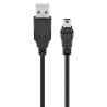 GOOBAY καλώδιο USB 2.0 σε USB Mini 93623, copper, 1.5m, Black