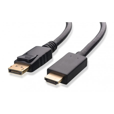 POWERTECH καλώδιο DisplayPort 1.2v(M) σε HDMI 1.4v(M), PTN3361, CCS, 3m, Black