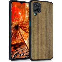 KW Wooden Case Samsung Galaxy A12 - Walnut / Dark Brown (54342.18)