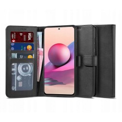 Tech-Protect Wallet "2" Case Stand Xiaomi Redmi Note 10 / 10s - Black