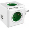 Allocacoc PowerCube Original USB 4 Θέσεων & 2 Θύρες USB - Green (1202GN/DEOUPC)