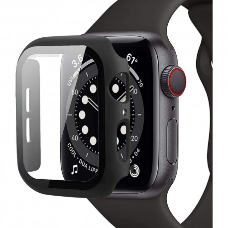 Tech-Protect Defense 360 Case + Glass Apple Watch 4/5/6/SE (44mm) - Black