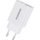 Riversong Travel Adapter SafeKub D2 2.4A Dual USB White