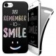 i-Paint Soft Case iPhone 7/8 Smile - Black