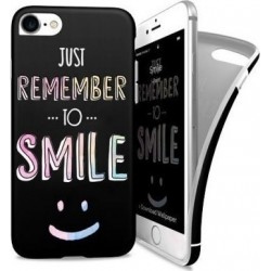 i-Paint Soft Case iPhone 7/8 Smile - Black