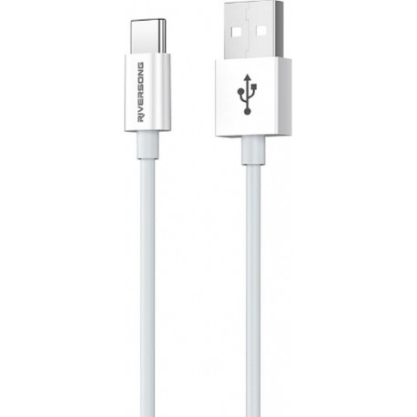 Riversong Cable USB to Type-C 3A Lotus 08 1.2m - White